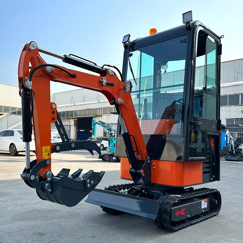 Earth-moving Machinery Mini Excavator 2 Ton Small Compact Excavator New Crawler Digger Multifunctional Mini Excavator For Sale