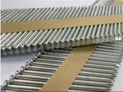 30/34 Degree clipped head paper strip framing nails