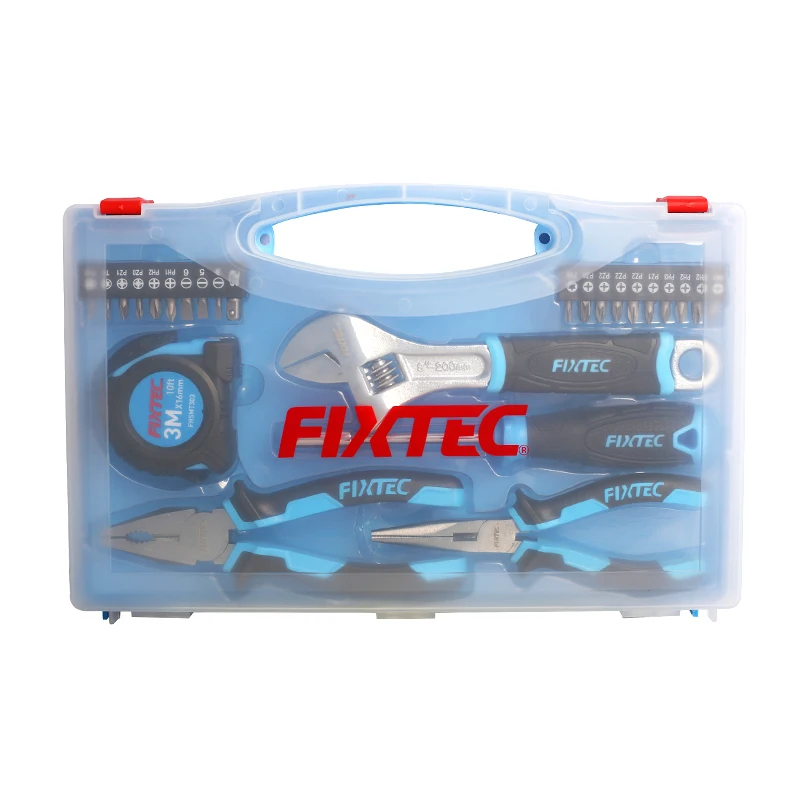 FIXTEC Combination DIY Tool Set Household Ratchet Wrench Multifunction 25PCS Socket Wrench Hand Tools Set