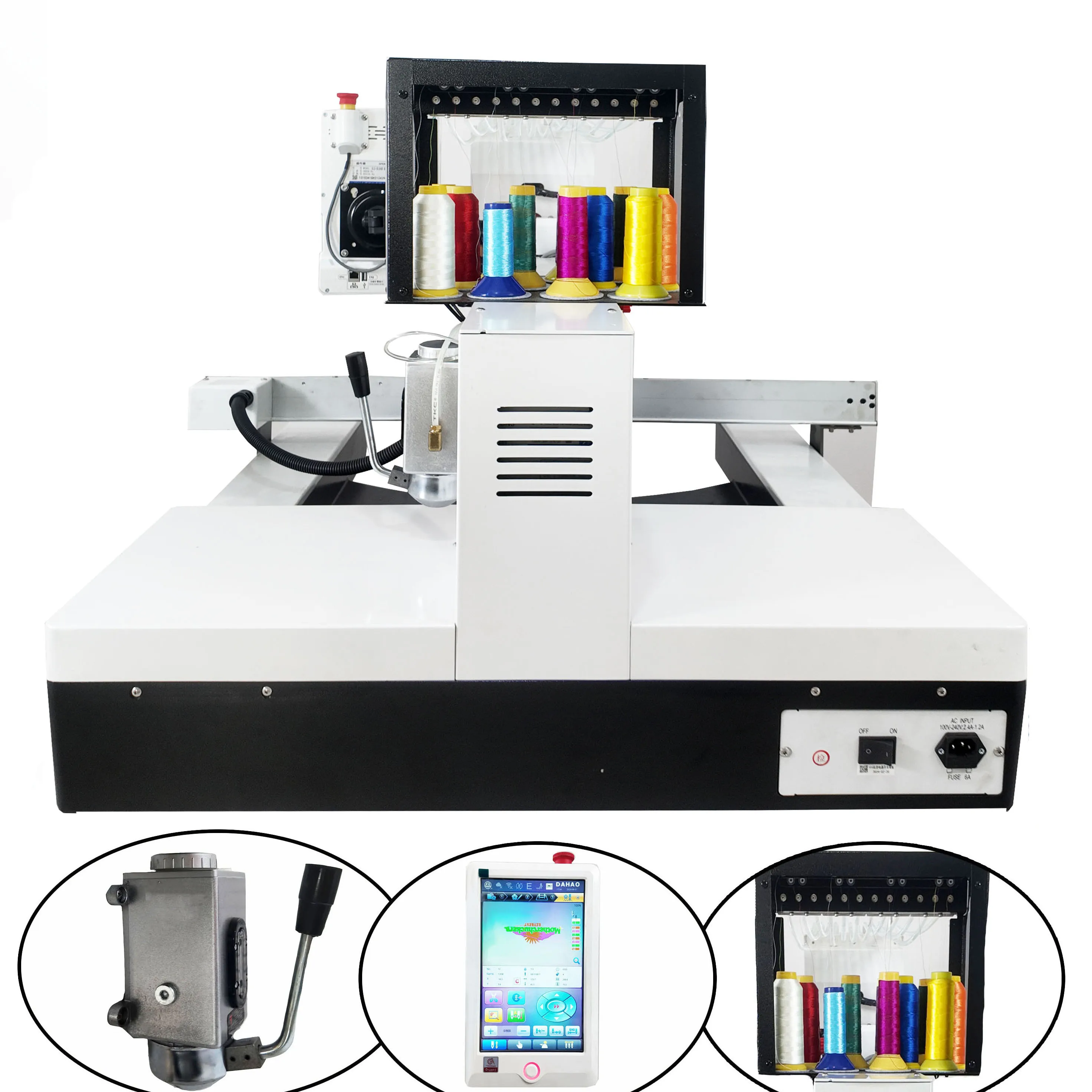 Мини-стегальная машина Embro Ninjas, компьютеризированная вышивка, скорость 1200 об/мин, новые основные компоненты состояния, включая подшипник двигателя