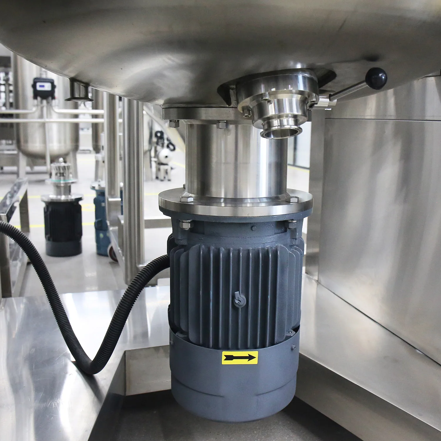 mayonnaise making equipment vacuum emulsify homogenous mixer