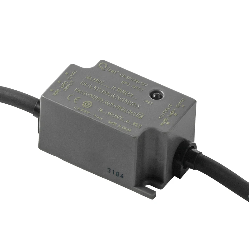 QIYU QR-SPD06A-20 10 кВ SPD 20 30 40 светодиодное устройство защиты от перенапряжения