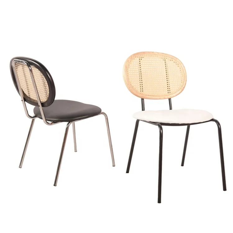 China Manufacturer Chiavari Hotel Party Chairs Golden Metal Frame and PU Cushion Dining Chairs