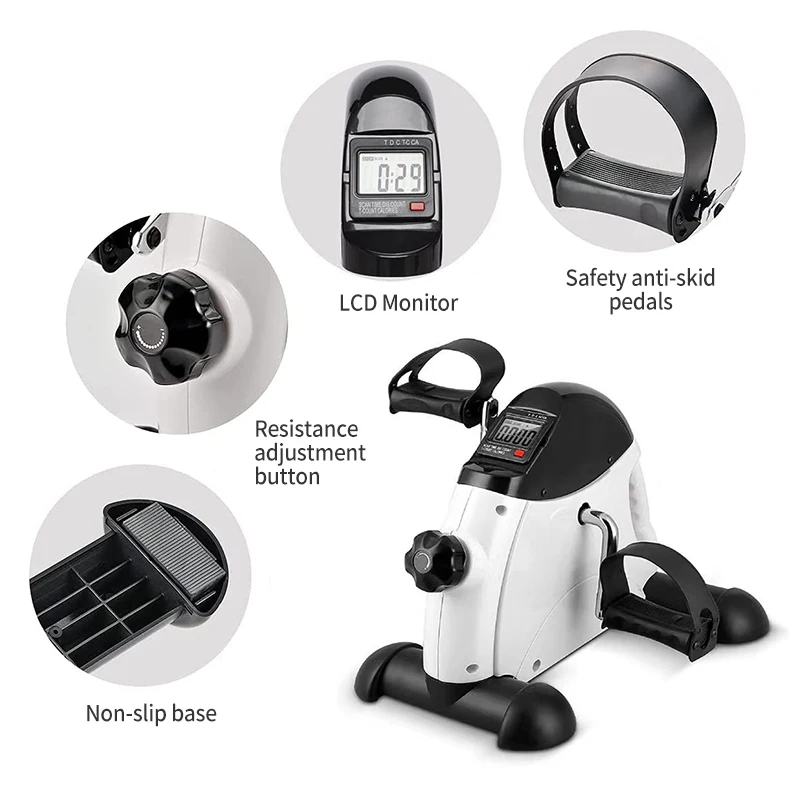 Popular Desktop Bicycle Mini Exercise Arm and Leg Exercise Equipment Rehabilitation Training Pedal Exercise Equipment
