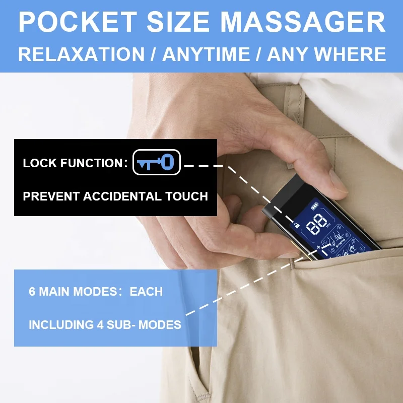 2021 Portable Muscle Stimulation Massager Physical Therapy Equipment / Dual Channel Electric Stimulation TENS Machine