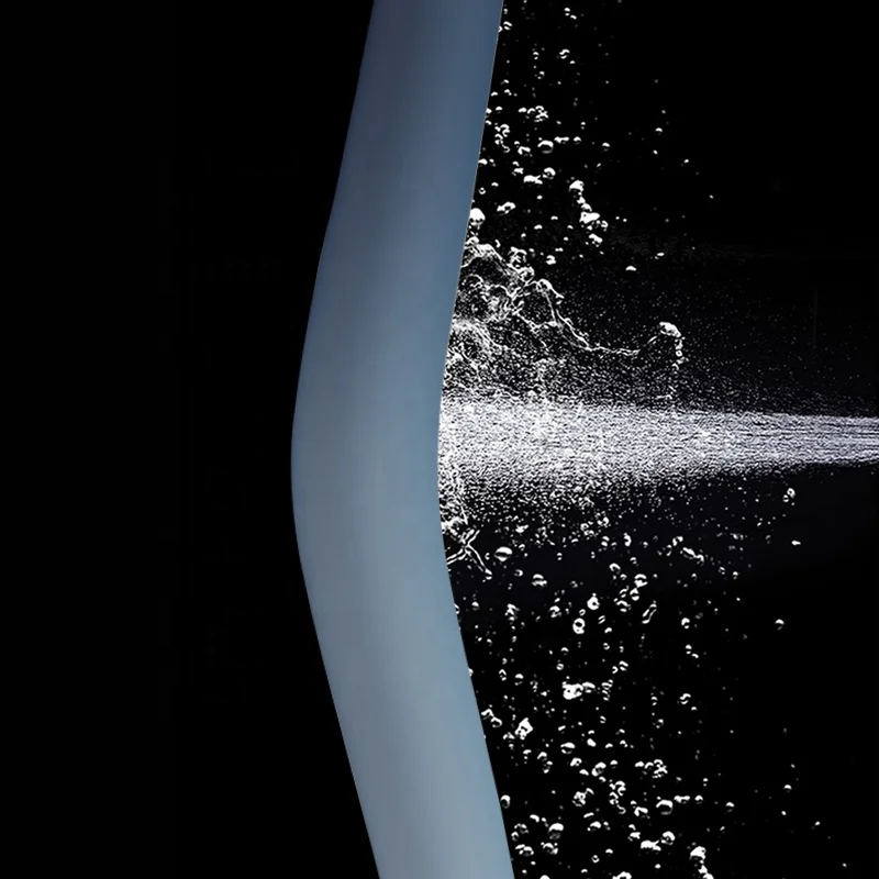 Modern Waterproof Lining Mildew-Proof Peva Plastic Solid Color Spots Shower Curtain