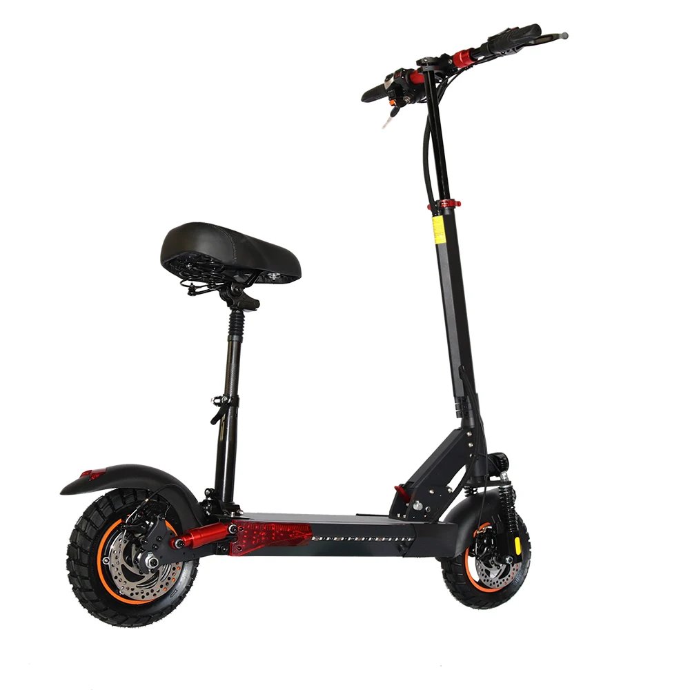 10 Inch Off Road 500W 800w electric e scooter rear motor  electric scooters with seat and suspensions from china