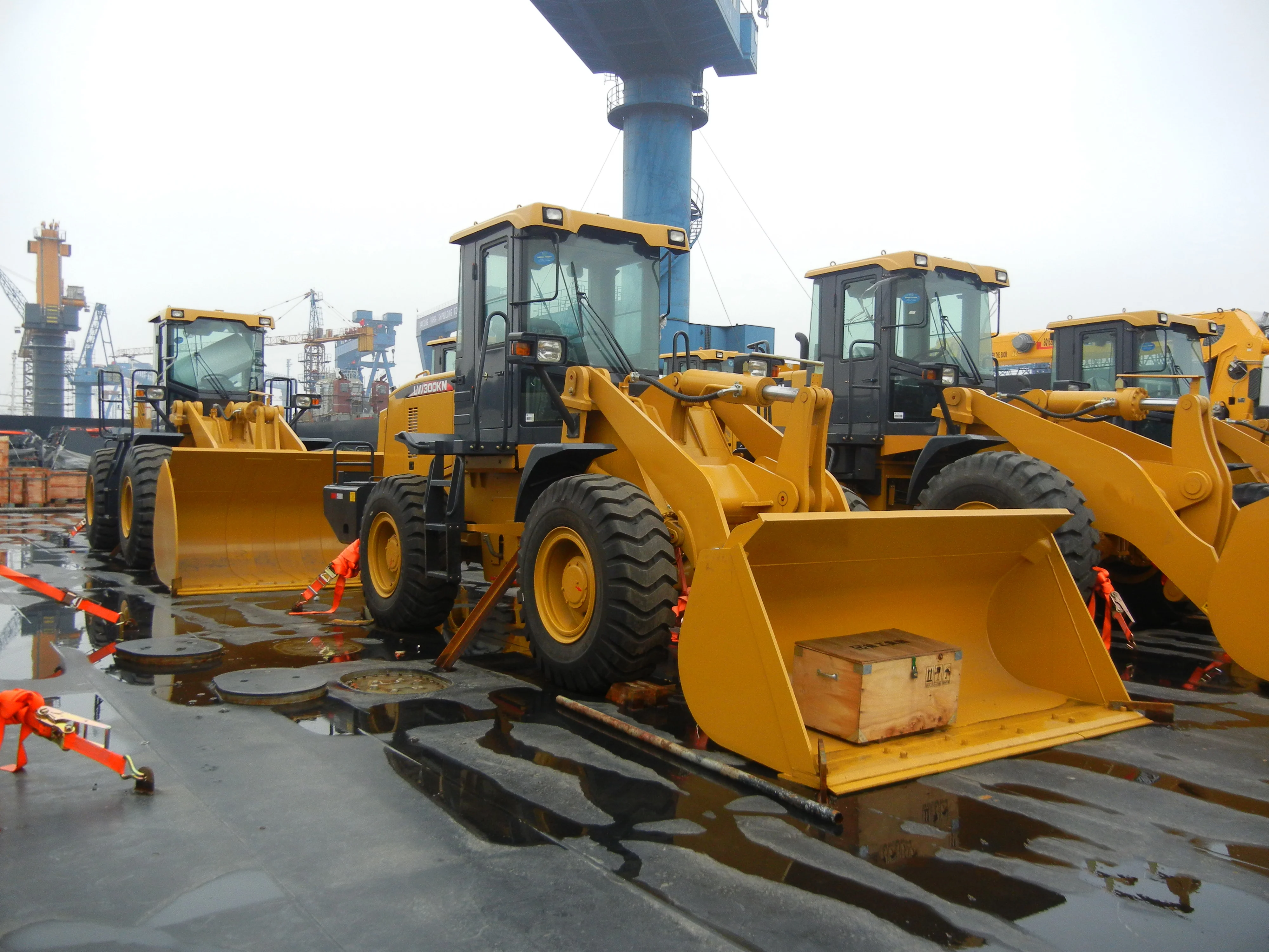 2841mm High Dumping Loader LW400KN Front End Wheel Loader For Sale