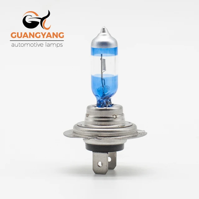Bulb h4 12v 60/55w p43t car lamp headlight blue  auto halogen