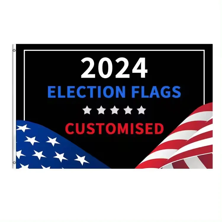 Custom 2024 Usa President Flag Cheap Price Keep America Great 3x5ft American Election Make American Great Again Flag Banner