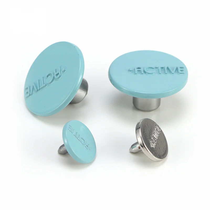 metal alloy 12mm jacket snap buttoncustom jeans buttons