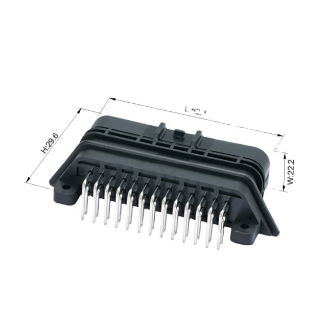 6473711-2 Haihe Manufacturer automotive electric plugs 26 pin automotive ecu connector