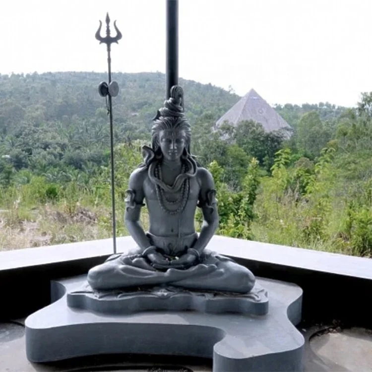 Life size outdoor garden modern famous religious decoration metal bronze high quality shiva statues