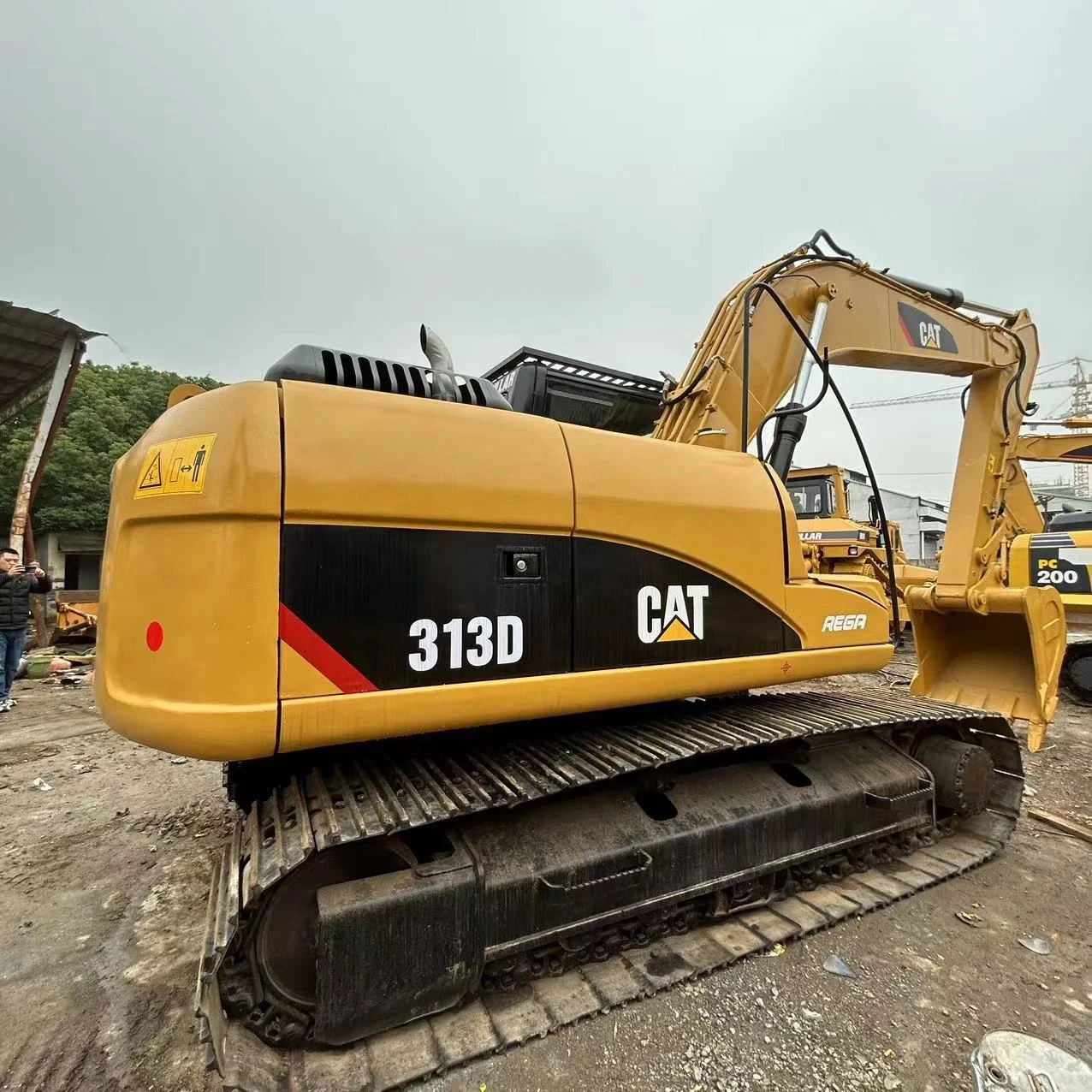 90% New 13 Ton Used Perfect condition CAT 313D  hydraulic crawler excavator heavy digger equipment for sale cat 325d/329d/330d