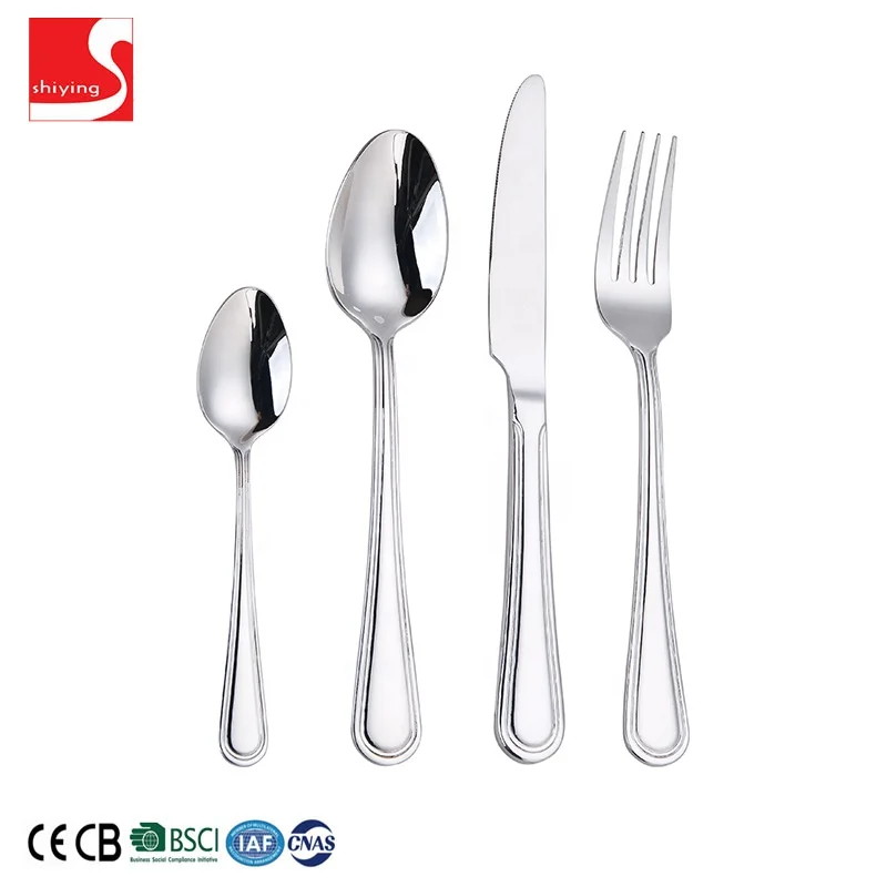 Professional Design Knife Fork Spoon 304 Stainless Steel Flatware/ Tableware Set