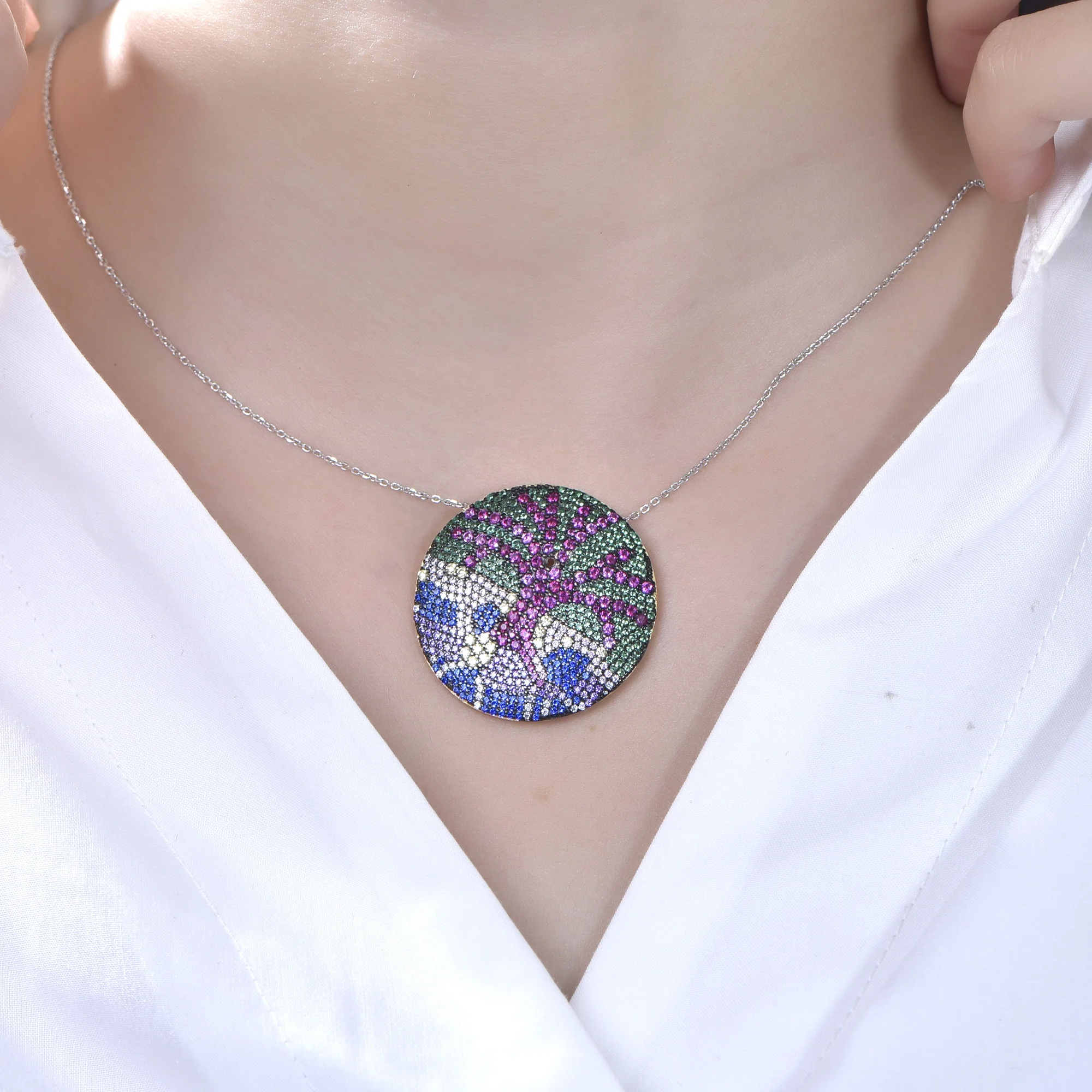 crystal tree of life pendants 925 silver tree of life pendant necklace palm tree pendant