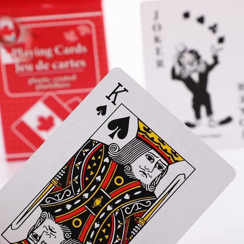 Manufacturer custom Grey Board poker personalized printed cheap deck Playing cards