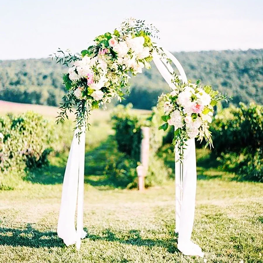 eco friendly white gardenarch plastic rose arbor for sale