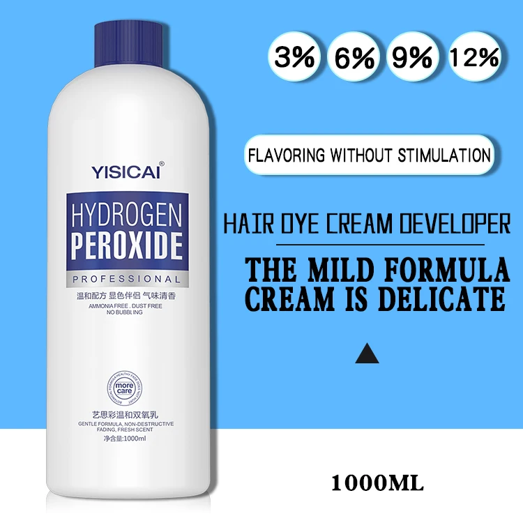 Milk Texture Profession Hair bleach developer 1000ml hair peroxide cream for Barber Shop