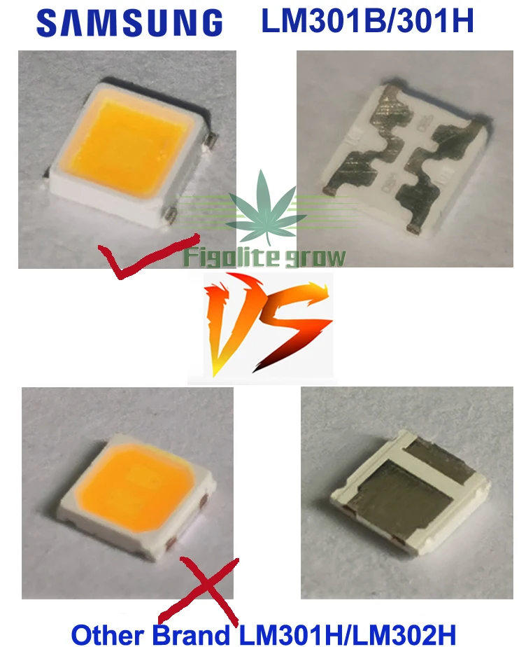 Оригинальная панель LM301H V4 mix 660 нм + УФ ИК с управлением переключателем (только