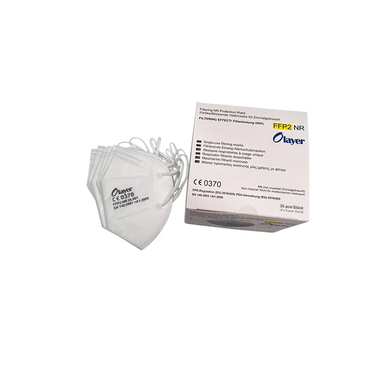 
En149 Certificated Ready Stock Earloop Fold manufacturing wholesale China mask ffp2 respirator 
