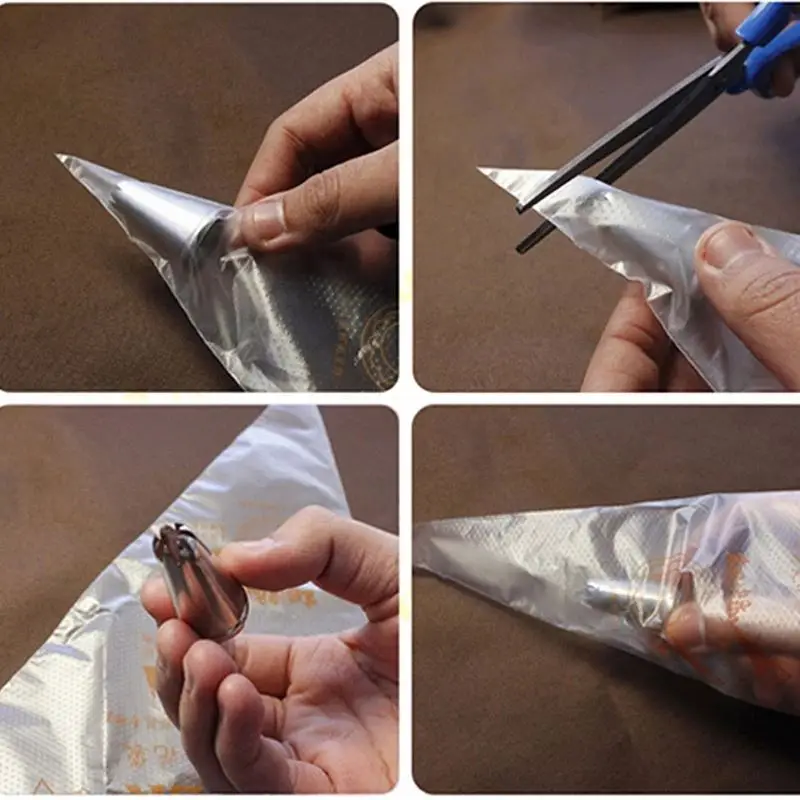 22 шт. большие одноразовые Кондитерские мешки 21 дюйм кондитерские для украшения торта