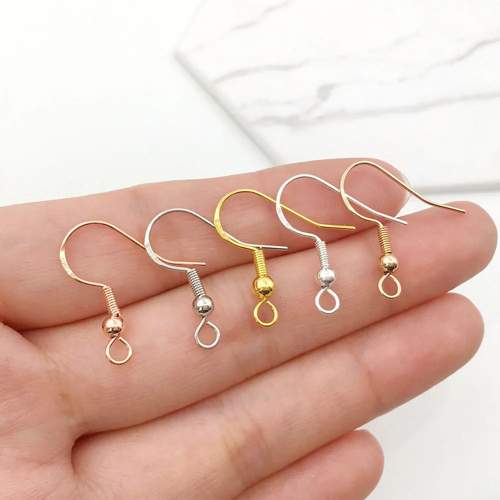 AA00402 Wholesale Ear Wire Hooks Fishhook with 925 Silver letter DIY Jewelry Findings For Making Sterling Earring Hooks
