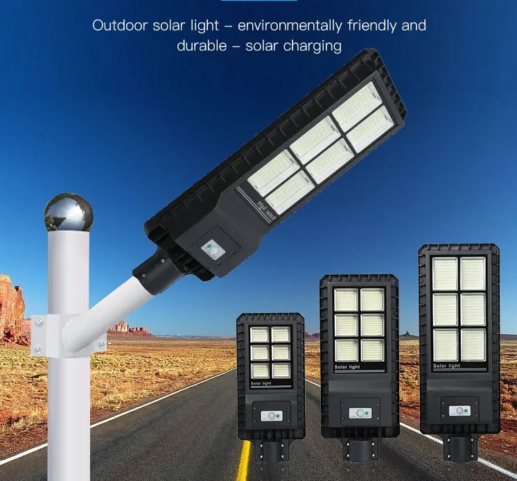 Ip65 Outdoor Waterproof All In One Solar Street Lamp Integrated Led Solar Street Light With Motion Sensor