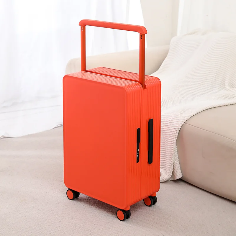 Popular Luxury Wide Pull Rod Suit Case Universal Wheel TSA Lock Hard Shell custom suitcase