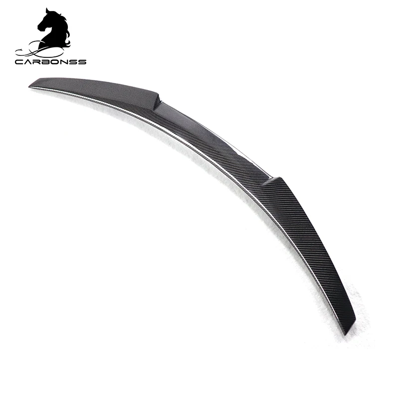 V Style Trunk Rear Wing Spoiler Carbon Fiber Boot Duck Tail Spoiler For BMW 3 Series Car F30 F80 2013-2018