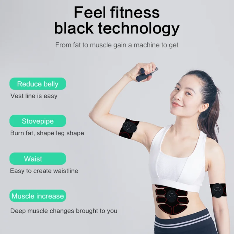 New design portable healthtronic muscle stimulator with 8 pack