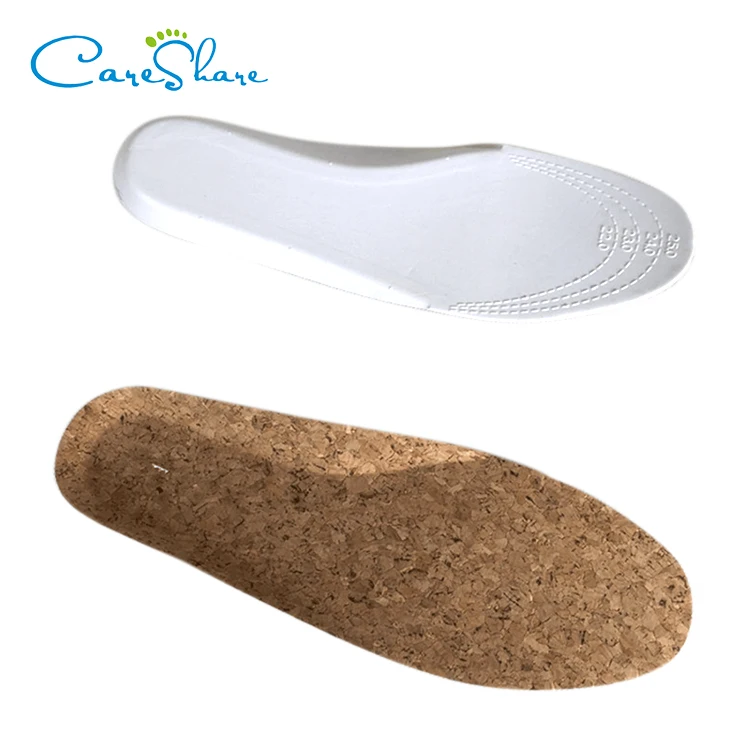 Натуральные пробковые стельки, стельки из ЭВА, стельки с защитой от пота