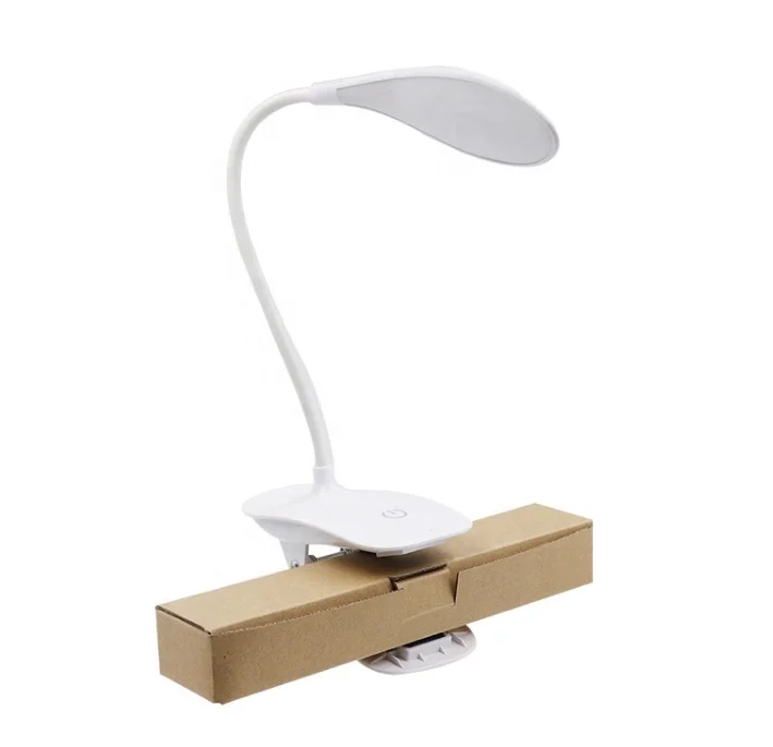 CLIP LED table lamp, rechargeable led desk lamp,sensor switches with USB charger desk light