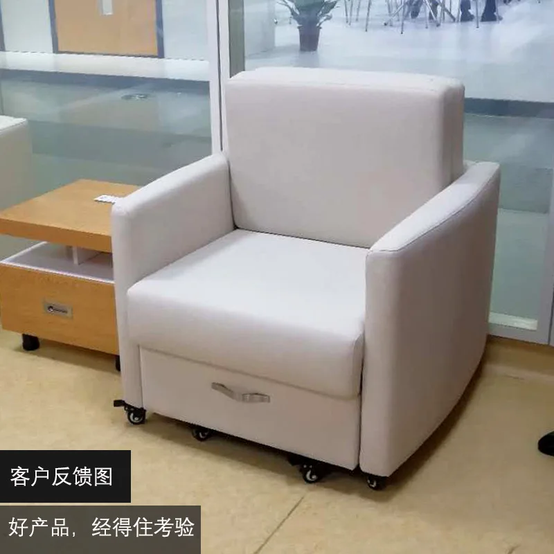 Hospital Medical Accompany Chair Patient Attendant Folding Nursing Chair Cum Bed folding and lengthening fabric sofa