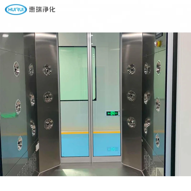 
304 Stainless steel 380V 50Hz 0.75KW automatic door air shower air shower tunnel for sale 