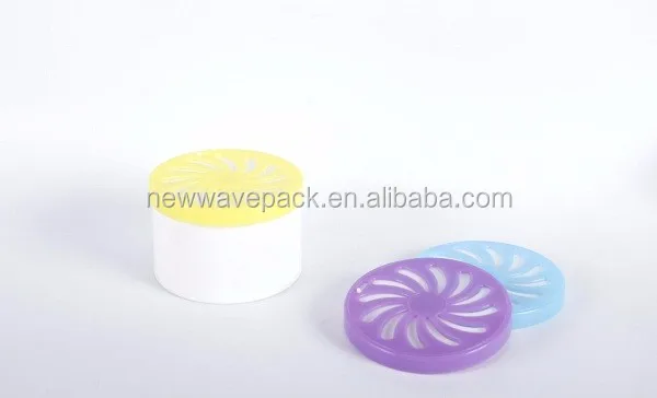 Round plastic emtpy air freshener diffuser jar with lid for 50g 70g 100g PP jar