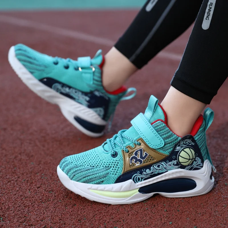 Custom sport basketball style brand name basket ball sneakers boys formal kids shoes 2021 children boy girls kids casual shoes