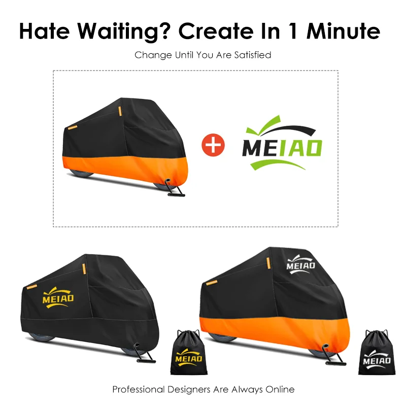 All Season Anti Scratch Waterproof Outdoor Foldable Stretch  Motorcycle Cover Shelter  Protective Case