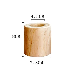 2021 Hot New Tealight CandleHolder Elegant Simple Wooden Candlesticks For Table And Home Decorative