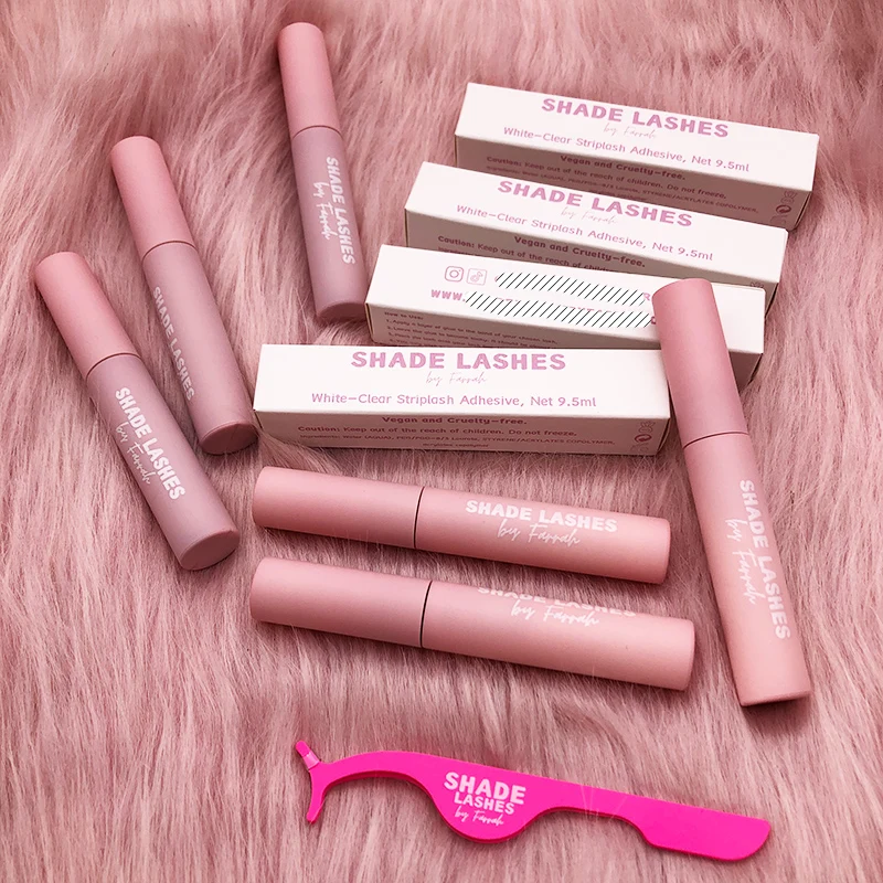 Non toxic fake eyelash adhesive lady black eyelash glue latex free lash glue with private label