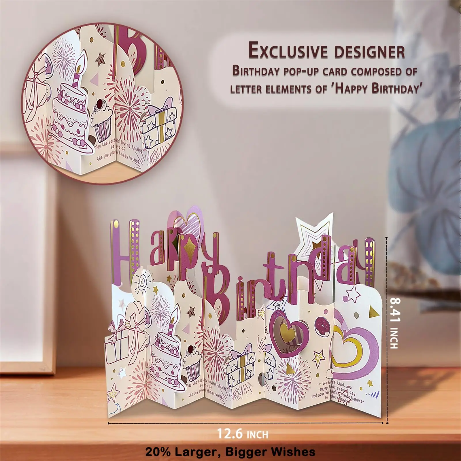 HAILANG Custom Diy 3D всплывающие подарочные открытки на день рождения хорошая цена поздравительная открытка с днем