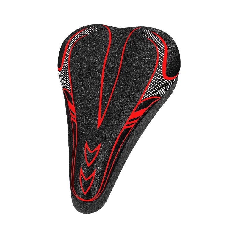 High Elastic Waterproof PU Leather Bicycle Saddle with Double Track Shock Bow New Design Wider Comfortable Massage Function