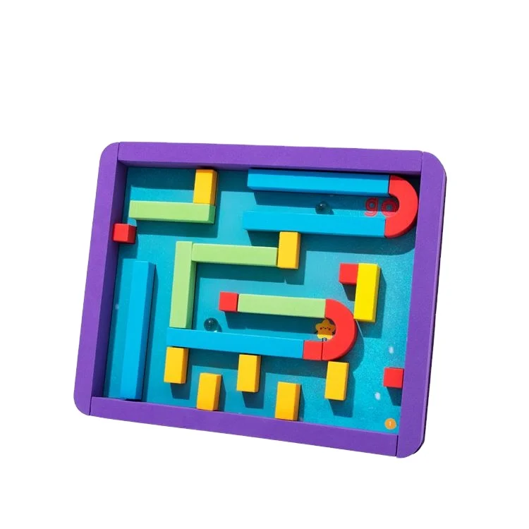 Creative Magnetic Maze Kit DIY Magnet Building Block Construction Game steam Toys Educational for Kids