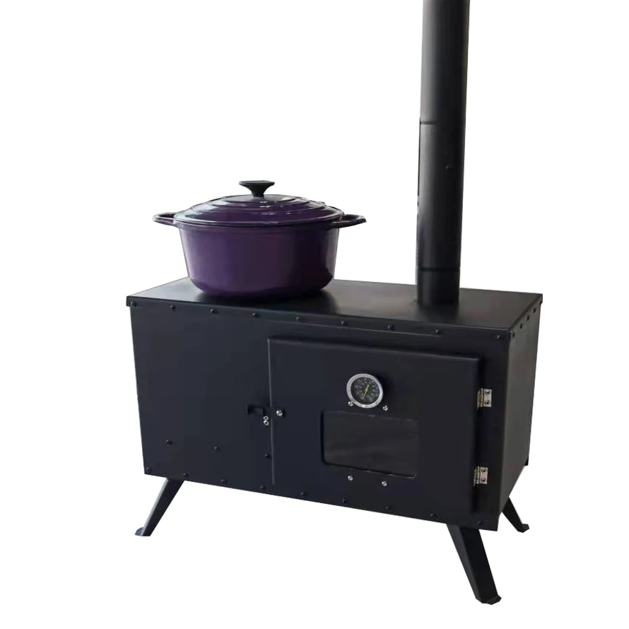 Warmfire  high quality wood cooking stove with oven, camping stove