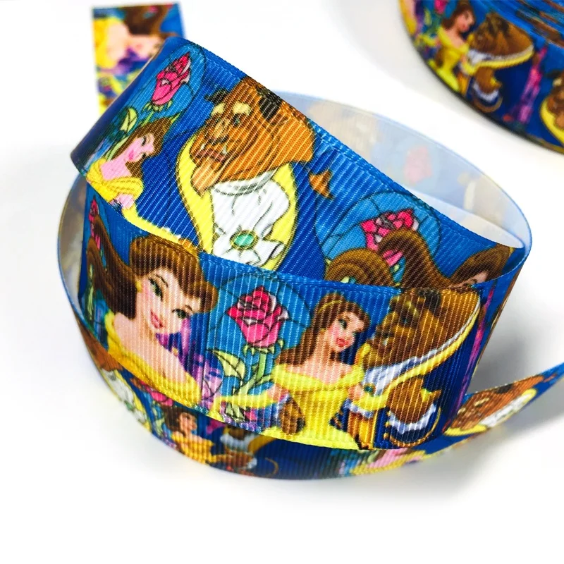 OKAY Customized 1 inch Cartoon Characters Grosgrain Ribbon, Ribbons Princess