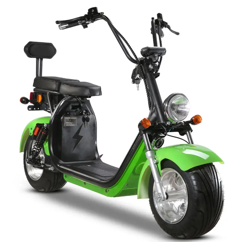 Fast Off Road 2000w 2 Wheels Fat Tire E-scooters Citycoco Self-balancing Foldable Electric Scooter / Motorcycle For Adult