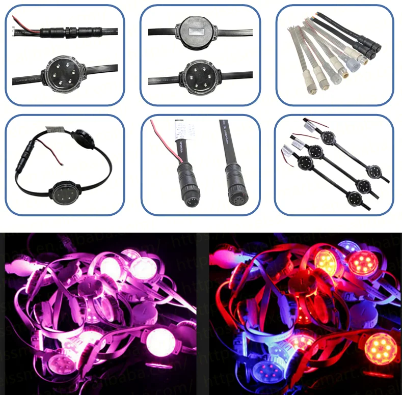 Hot Selling Rgb Rgbw 24V DMX512 LED Point Light Wall Outdoor Building Background House Decor