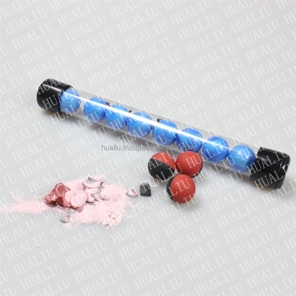 Quality Gun shoot 0.68/0.5/0.43 Caliber 20% Powderballs for Self Defense PLA biodegradable Shell Balls/Bullet Powder Paintball