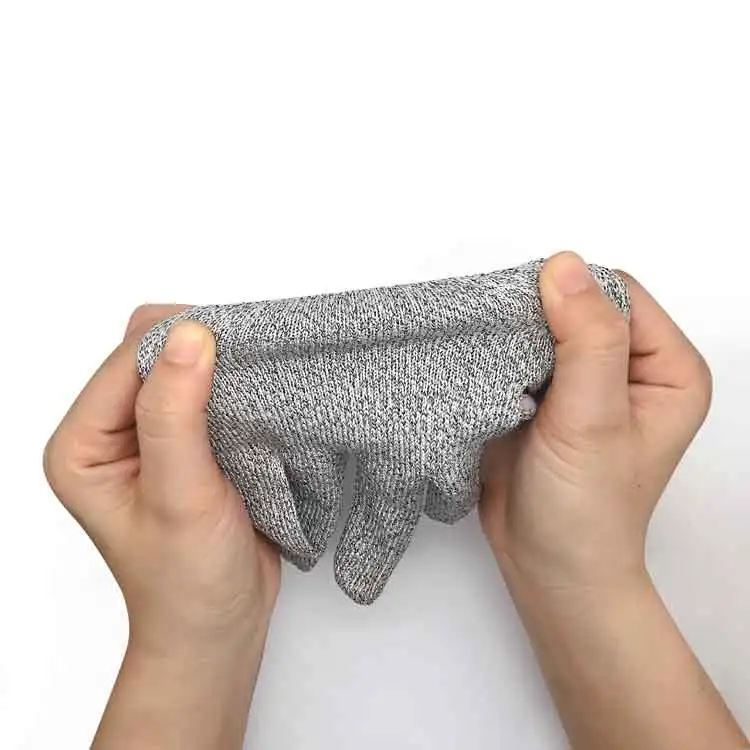 Factory direct supply of wear resistant HPPE anti cut gloves for kitchen