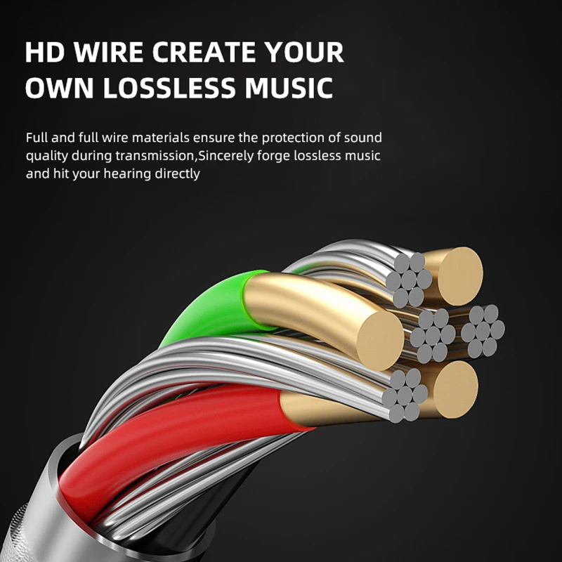 New Arrivals hands free  in-ear  mobile phone headset  music 3.5 jack  with mic
